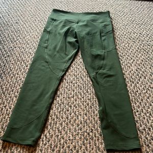 Zyia pine leggings. 7/8 length